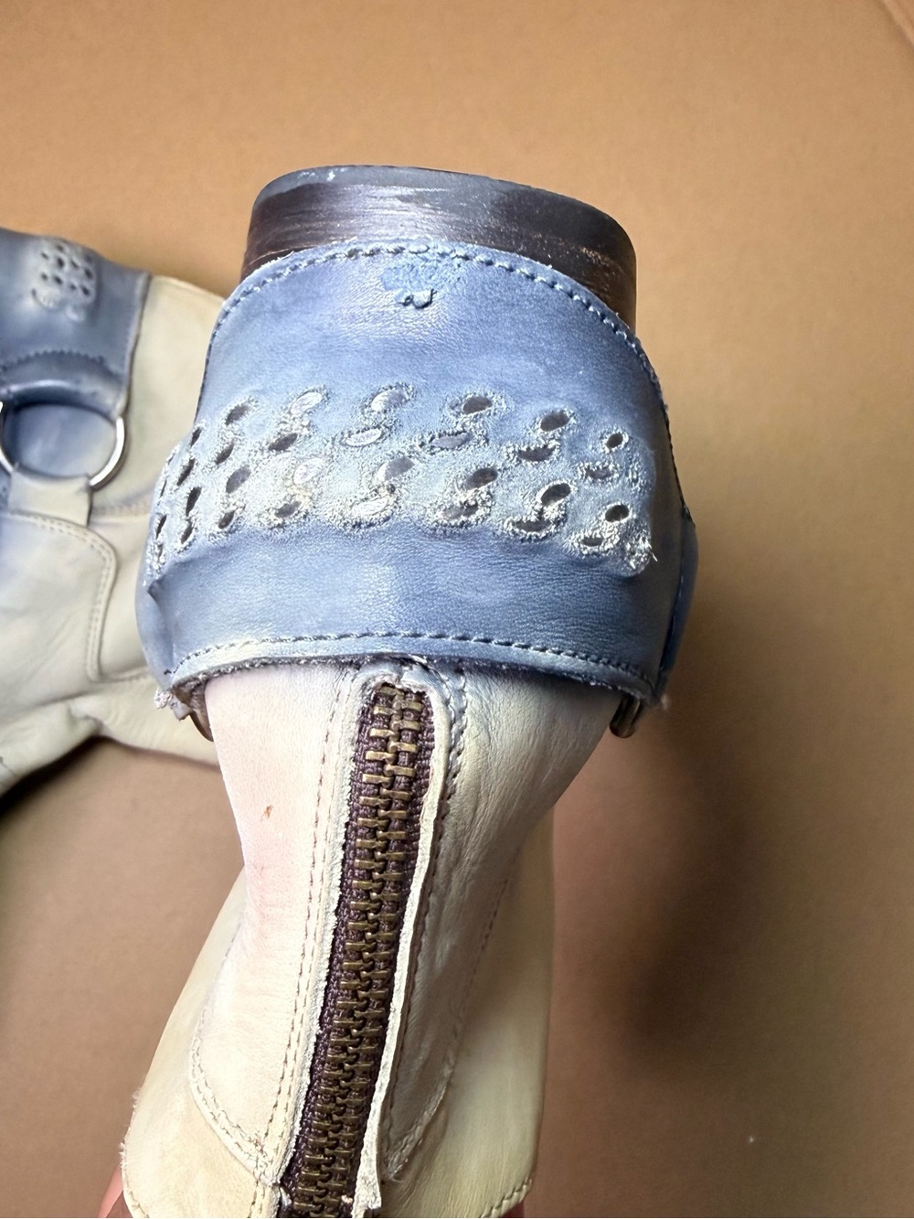 Freebird by Steven Beige Leather Ankle Boot - Picture 8 of 11